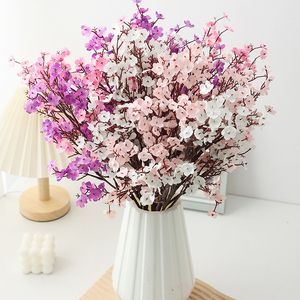 Produttori di <span class=keywords><strong>capelli</strong></span> lisci neve artificiale piena di stella vaso per interni decorazione floreale strada all'aperto accessori a fila di fiori - Product Image 2