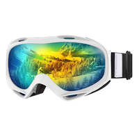 Haute Qualité Rose Ski Anti-Buée Uv400 Lunettes De Ski