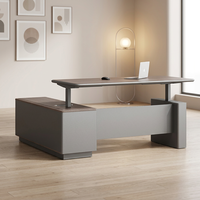 Bureau de travail électrique réglable en hauteur KMJ, mobilier de bureau de luxe, table d'ordinateur, bureau debout pour le bureau à domicile