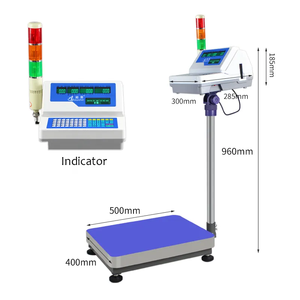 Báscula de Plataforma Portátil Veidt TCS-A2 30*40cm 150kg Económica con Impresión de Etiquetas para Mercado y Caja, de Acero al Carbono - Product Image 4