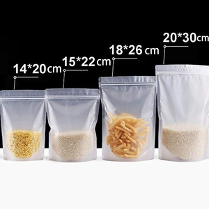 Đứng lên Túi với dây kéo túi Frosted nhựa bao bì Zip khóa nắp kéo Matte Ziplock túi cho thực phẩm Trà Hoa Nuts đồ ăn nhẹ - Product Image 4