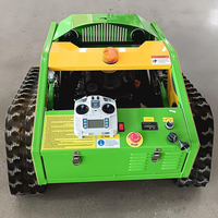 Tondeuse robot sans fil automatique 196cc à essence, nouvelle conception, directement de l'usine, tout-terrain, efficace et fiable, tondeuse à chenilles