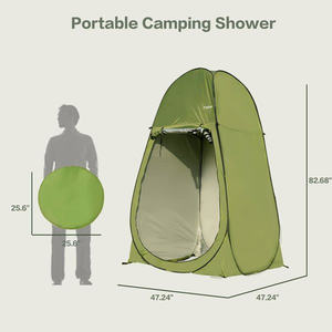 Tente de Douche Portable Pop-Up Db 7ft pour Camping Extérieur, Toilettes, Cabine de Dressing, Chambre Individuelle, Installation Instantanée, Polyester Imperméable - Product Image 3