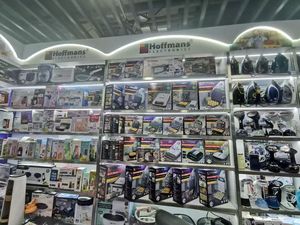 <span class=keywords><strong>Machine</strong></span> à sandwich Hoffmans <span class=keywords><strong>3</strong></span>-<span class=keywords><strong>en</strong></span>-<span class=keywords><strong>1</strong></span>, 1400W, haute puissance, <span class=keywords><strong>gaufrier</strong></span>, <span class=keywords><strong>grill</strong></span> <span class=keywords><strong>panini</strong></span>, plaques amovibles, appareil à petit-déjeuner pour l'Afrique - Product Image 5