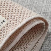 Serviette de bain professionnelle en coton gaufré, super absorbante, séchage rapide, serviette de plage nid d'abeille pour hôtels de luxe et spas