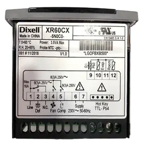 디지털 컨트롤러 중간 온도 DIXELL XR60CX 냉매 예비 부품