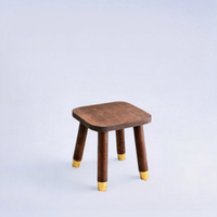 Tabouret d'entrée en bois massif nordique créatif pour enfants, idéal pour changer de chaussures, pour salon, chambre et maison - Expédition transfrontalière