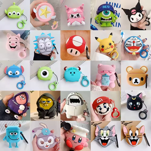 Funda Protectora de Goma y Silicona con Diseño de Dibujos Animados 3D <span class=keywords><strong>para</strong></span> Auriculares Inalámbricos <span class=keywords><strong>Airpods</strong></span> Pro y <span class=keywords><strong>Airpods</strong></span> Pro 2 - Product Image 2