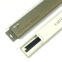 Enveloppe en papier kraft brun personnalisée, en carton, avec carte blanche, pour l'emballage d'encens