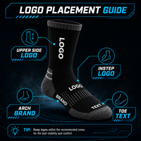 Chaussettes de sport pour hommes, design personnalisé, confortables, respirantes, en coton, chaussettes de course, logo personnalisé, chaussettes de basket-ball athlétiques