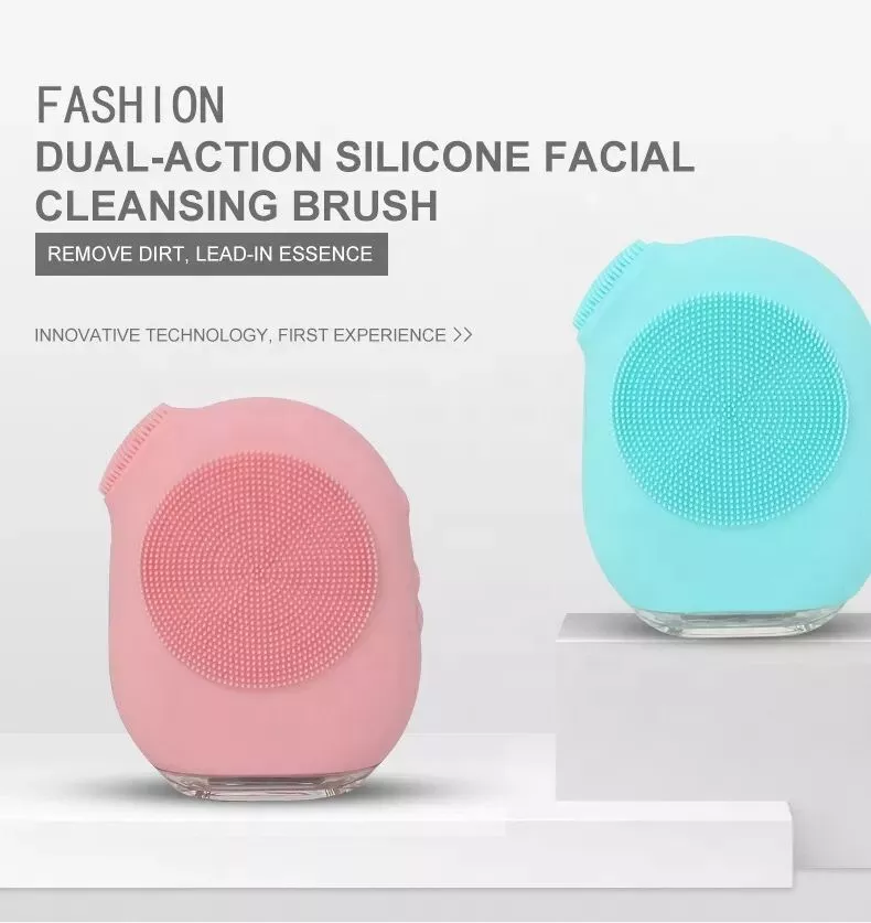 High Speed Cleansing Brush Silicone Face Cleaner Beauty Instrument At Home