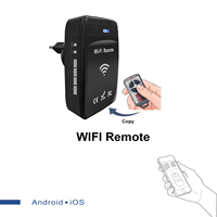JUHUI JH-TX598 - Convertidor de Control Remoto RF Universal de 280-870 MHz con Wi-Fi, 4 Botones, Código de Aprendizaje, Resistente al Agua, Largo Alcance, FCC, Plástico