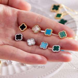 2025 nouveau gros femmes bijoux 925 argent Sterling trèfle à quatre feuilles rose nacre pendentif S925 collier bijoux - Product Image 6