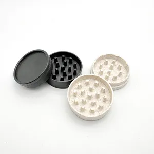 2023 New Hot Sale Custom Logo 55 Mm- 2 Layers Degradable Plant Fiber Tobacco Herb Grinder