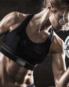 卸売フィットネスチェスト心拍数モニターリストバンド、ボタン電池式、男女兼用、カーディオサイクリング用、防水ABS+シリコン製 - Product Image 5