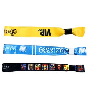 Pulsera RFID NFC de 13.56Mhz con Logotipo Personalizado e Impresión de Código QR Único para Eventos, Festivales de Música, Pulseras de Tela - Product Image 3