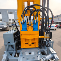 Foreuse de puits sur roues 78 kW, 350 m, transport facile et performance stable pour les projets de forage et de construction
