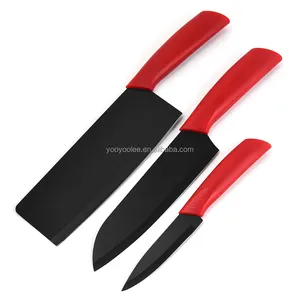 Mutfak şef bıçağı paslanmaz çelik çin profesyonel keskin restoran kırmızı açık mutfak bıçağı