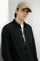 Chapeau seau Beige de haute qualité chapeau en Polyester tissé à bord plat pour hommes automne hiver accessoires de mode léger