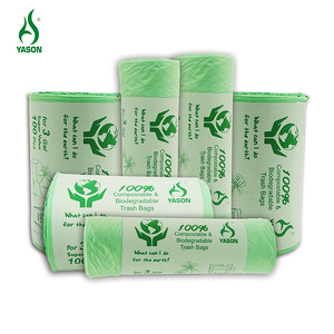 Wholesale 13 Gallon Biodegradable Compostable plastic star seal trash bag on rolls