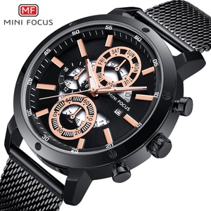 Mini Focus Modern Novel Design Newest 0190G Watch Fashion Men <b>Automatic</b> Stainless Steel Chain Watches - Product Image 1