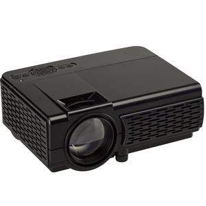 Proyector Compacto Negro con Diseño de Doble Ventilación, Resolución de 640x480, Transmisor Bluetooth, Múltiples Entradas y Altavoces Integrados - Product Image 1