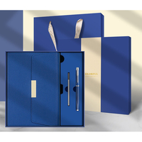 Carnet à couverture rigide pliable en trois PQ A5, coffret cadeau haut de gamme, carnets en tissu écologique, personnalisables, carnet en cuir sur mesure