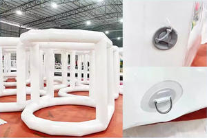 Hualong Transparent PVC <strong>Inflatable</strong> <strong>Bubble</strong> Play Set With Ball Pit Single Layer Commercial Grade Indoor Amusement Equipment - Product Image 3