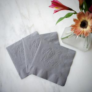 Serviettes <span class=keywords><strong>en</strong></span> <span class=keywords><strong>papier</strong></span> personnalisées pour fête, imprimées <span class=keywords><strong>en</strong></span> relief, avec estampage à chaud, design imprimé, rose, pour cocktail <span class=keywords><strong>de</strong></span> mariage - Product Image 4