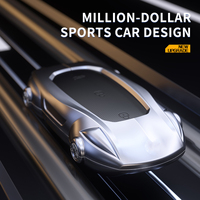 Pour Li Auto L7 L8 L9 Supercar de luxe, coque de protection de clé à distance en alliage de zinc et silicone