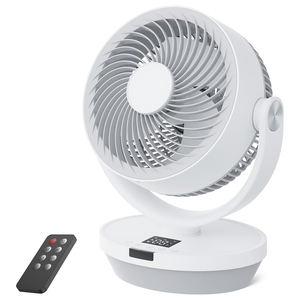 Wholesale Portable Home Outdoor Small Table <b>Fan</b> <b>Usb</b> Rechargeable <b>Desk</b> 8Inch Solar With Led Light - Product Image 1