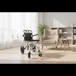 Silla de Transferencia Pintada, Ligera, Médica, Cómoda, Duradera, con Ruedas Suaves, Fácil de Limpiar, Embalaje a Granel, Superventas - Product Image 3