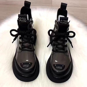 Bottines <span class=keywords><strong>Martin</strong></span> britanniques pour femmes, nouvelle collection 2026, semelle épaisse, bottes hautes d'automne et d'hiver, bottes courtes tendance - Product Image 1