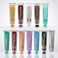 Dentifrice blanchissant à la menthe et au fluorure de haute qualité, formule douce, pour dents sensibles, en tube d'aluminium, élimination des taches, pour vente en gros OEM en usine