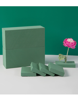 Blocs carrés en plastique DREA, matériau d'emballage pour bouquets séchés, mousse florale pour arrangements floraux, mousse florale pour fleuristes, mousse florale absorbante