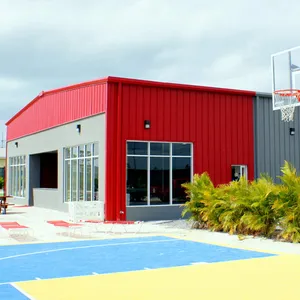Cour de basket-ball, hall de sport préplumée