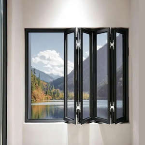 Ventana abatible de aluminio, ventana corredera de aluminio de aleación de doble acristalamiento, diseño de marco de ventana de aluminio en China - Product Image 6