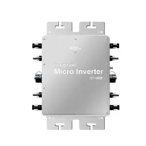 Micro inversor en red 1200W 1400W 1600W MPPT Micro inversor conectado a la red solar con monitoreo de nube WiFi