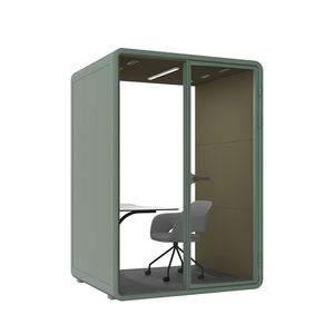 Cabina <span class=keywords><strong>de</strong></span> Oficina Portátil <span class=keywords><strong>Aislada</strong></span> e Insonorizada para Exteriores, Cabina Telefónica, Sala <span class=keywords><strong>de</strong></span> Reuniones, Cabina <span class=keywords><strong>de</strong></span> Trabajo Móvil para Varias Personas - Product Image 3