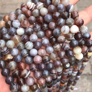 Perles en <span class=keywords><strong>pierre</strong></span> <span class=keywords><strong>Semi</strong></span> <span class=keywords><strong>précieuse</strong></span> du Botswana, pierres précieuses naturelles, rondes et lisses, <span class=keywords><strong>pour</strong></span> la <span class=keywords><strong>fabrication</strong></span> de <span class=keywords><strong>bijoux</strong></span> - Product Image 3