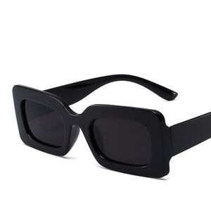 Lunettes de soleil QM pas chères pour femmes, avec logo personnalisé, monture large, pour hommes, vente en gros, rectangulaires, mode vintage, pour femmes - Product Image 6