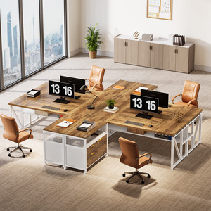 <span class=keywords><strong>Scrivania</strong></span> a L con cassetto, 63 pollici, <span class=keywords><strong>scrivania</strong></span> direzionale per <span class=keywords><strong>computer</strong></span> <span class=keywords><strong>e</strong></span> armadietto laterale, mobili per ufficio domestico in 2 pezzi - Product Image 5