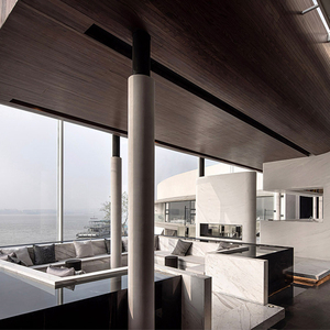 Suite de mobilier de chambre d'hôtel en bois massif, design artistique complet, pour projet de construction d'hôtel boutique haut de gamme - Product Image 2