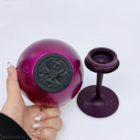 Verre à cocktail classique en acier inoxydable Chroma de 14oz en gros 414ml gobelets à Martini incassables avec tige amovible et base en caoutchouc