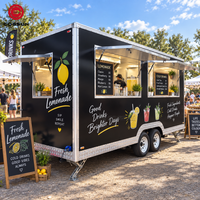 Remorque alimentaire mobile commerciale Cogsun avec prise de courant multi-prises pour l'alimentation de plusieurs équipements de cuisine