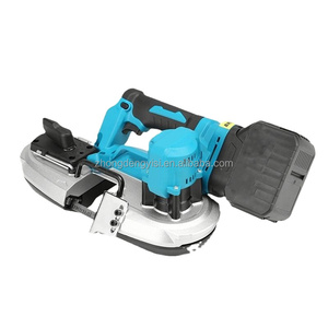 Mini scie à ruban électrique pour usage domestique et industriel, découpe du bois/métal, état neuf, scie à ruban de table avec moteur - Product Image 1