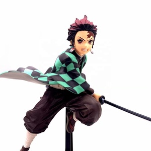 หุ่นดาบพิฆาตอสูร kimetsu NO yaiba tanjiro โมเดลหุ่นพีวีซีจำลองการหายใจของประดับด้วยน้ำพร้อมกล่องสี - Product Image 3
