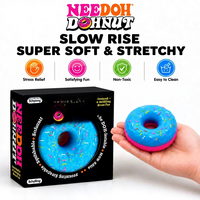   Jouet Squishy Schylling Donut Maltose à Rebond Lent, Jouet Sensoriel Anti-Stress à Presser Doucement pour la Décompression