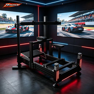 Simulateur de course sur mesure de qualité Esports pour montage <span class=keywords><strong>DIY</strong></span>, plateforme de mouvement 3 DOF pour simulateur de mouvement de jeu - Product Image 4