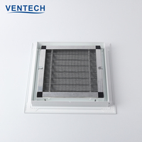 Calandre à Air comprimé avec filtre lavable, système de ventilation ventilation de salle de bain, porte charnière murale